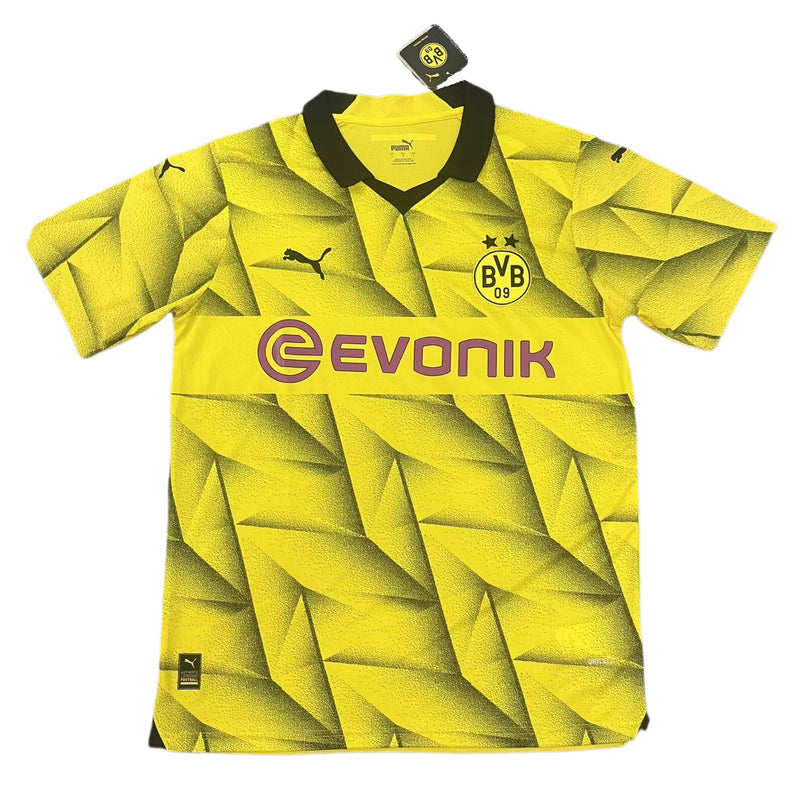 Camisa Borussia Dortmund Home 23/24 Champions League Torcedor Puma Masculina - Amarelo