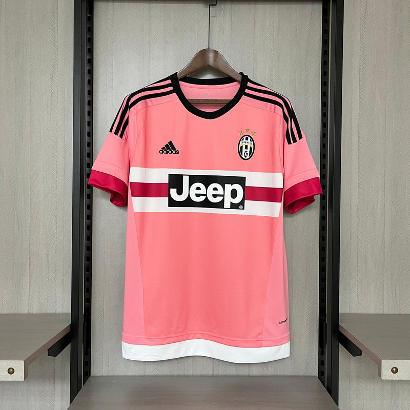 Camisa Juventus Away Retro 15/16 Torcedor Adidas Masculino - Rosa