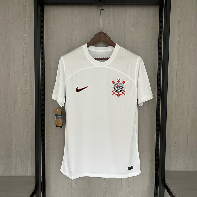 Camisa Corinthians Home 23/24 Torcedor Nike Masculina - Branca