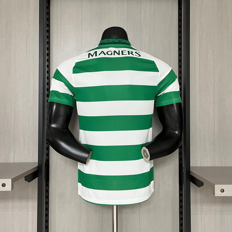 Camisa Celtic Home 24/25 Jogador Adidas Masculina - Verde e Branco