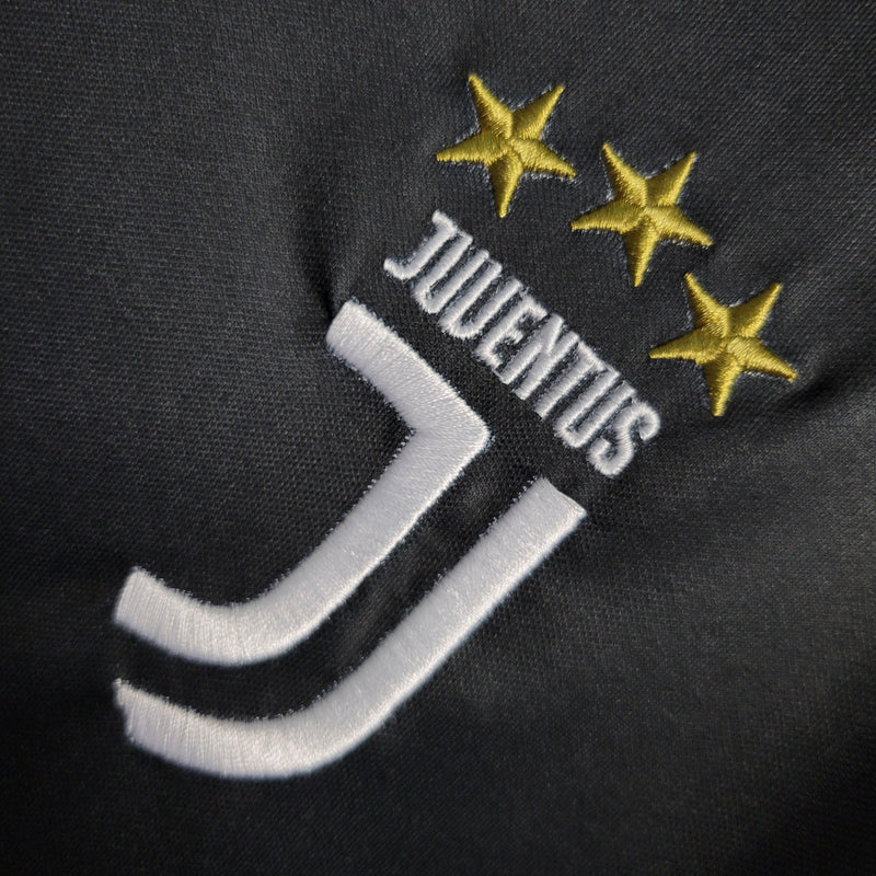 Camisa Juventus Home Retro 19/20 Torcedor Adidas Masculina - Branca e Preta