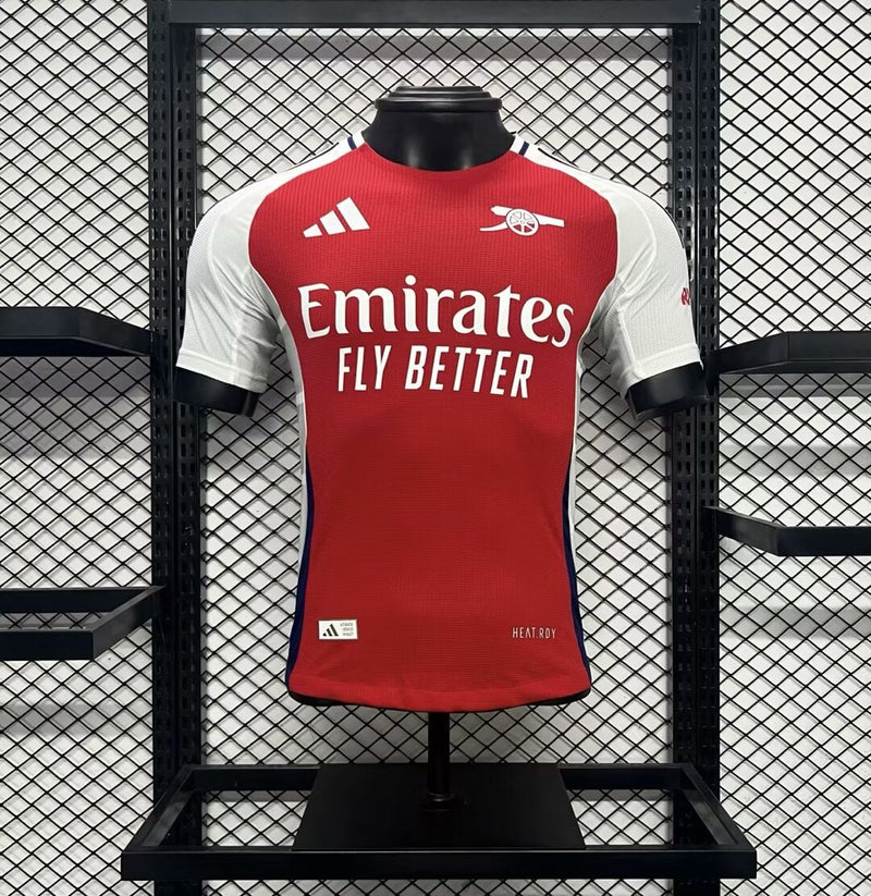 Camisa Arsenal Home 24/25 Jogador Adidas Masculina - Vermelho e Branca