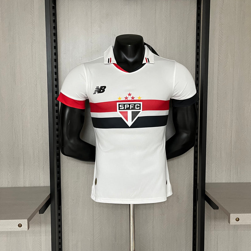 São Paulo Home 24/25 Jogador New Balance Masculino - Branca