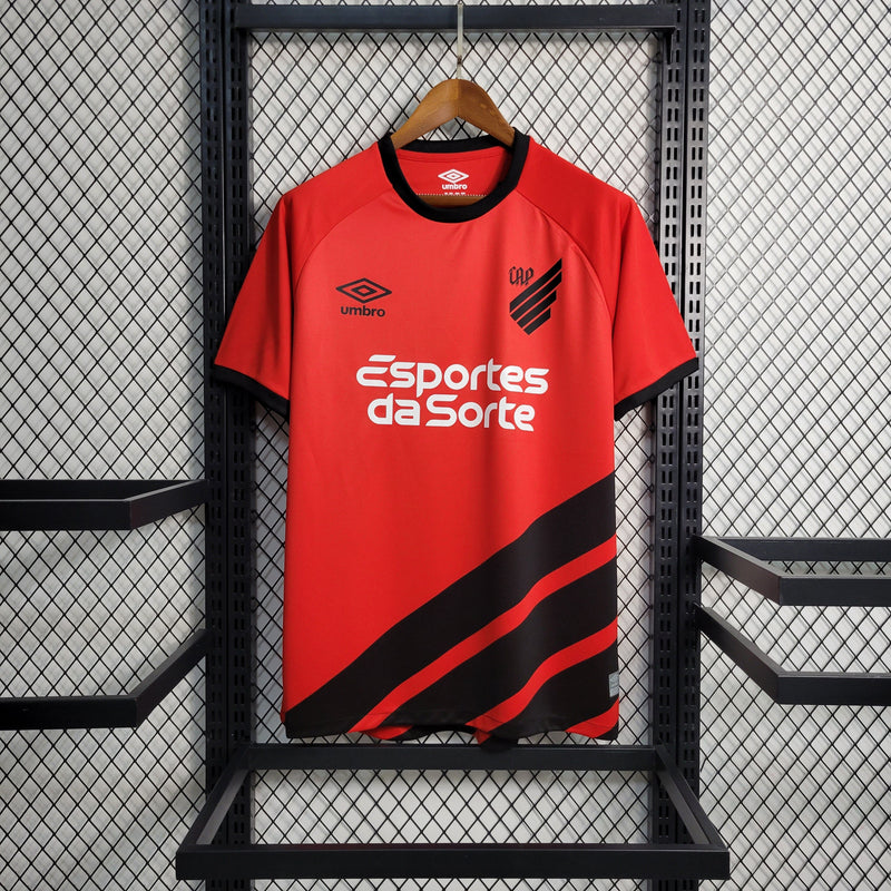 Athletico Paranaense Home 23/24 Torcedor Umbro Masculino - Vermelho