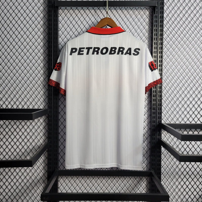 Camisa Flamengo Retro 100th Torcedor Umbro Masculina - Branca