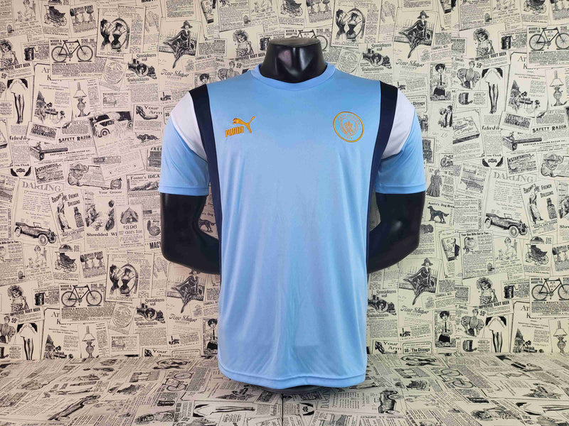 Camisa Manchester City Treino 23/24 Torcedor Puma Masculina - Azul Claro