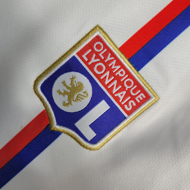 Kit Infantil Lyon Home 23/24 Unissex Adidas - Branco