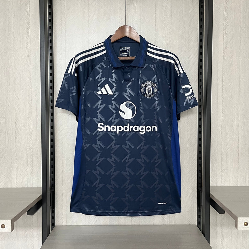 Camisa Manchester United Away 24/25 Torcedor Adidas Masculina - Azul Escuro