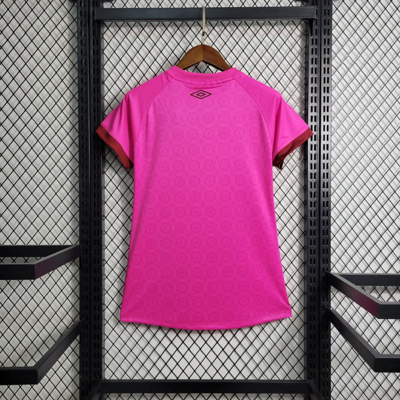 Camisa Fluminense Outubro Rosa 23/24 Umbro Feminina - Rosa