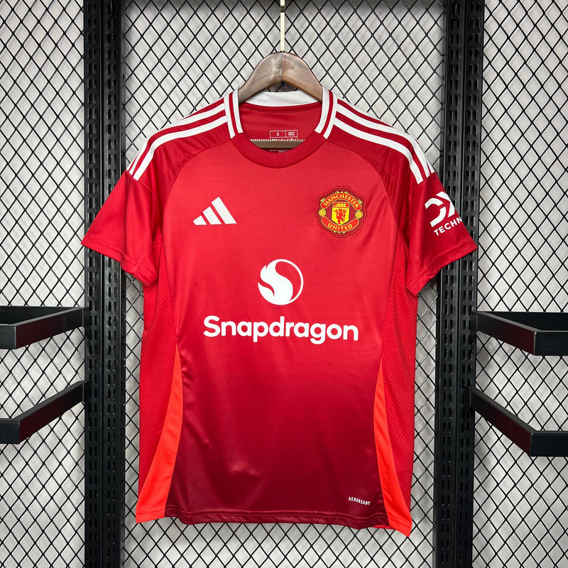 Camisa Manchester United Home 24/25 Torcedor Adidas Masculina - Vermelho