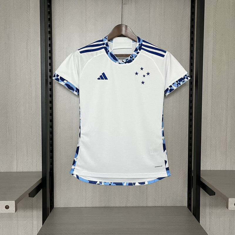 Camisa Cruzeiro Away 24/25 Torcedor Adidas Feminino - Branca