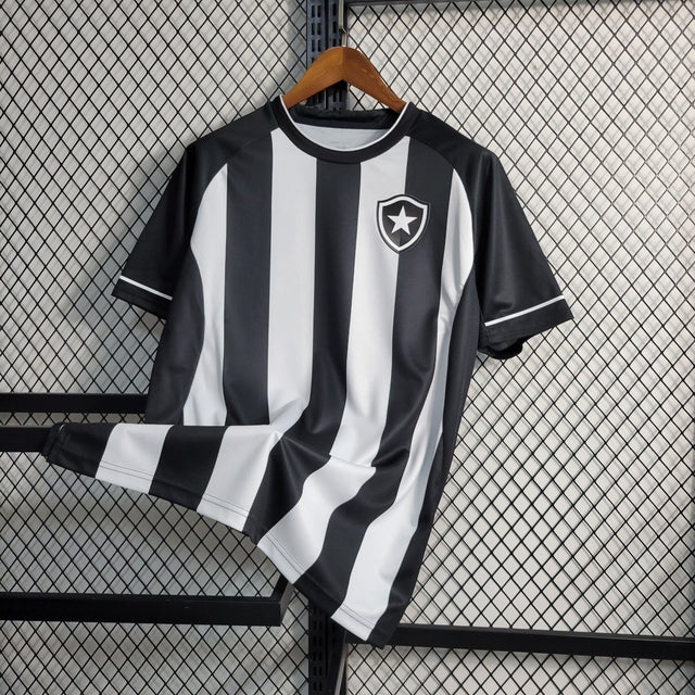 Camisa Botafogo Home 22/23 Torcedor Masculina - Preta e Branca