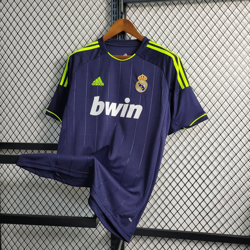 Camisa Real Madrid Retrô Away 12/13 Adidas Masculina - Azul Escuro