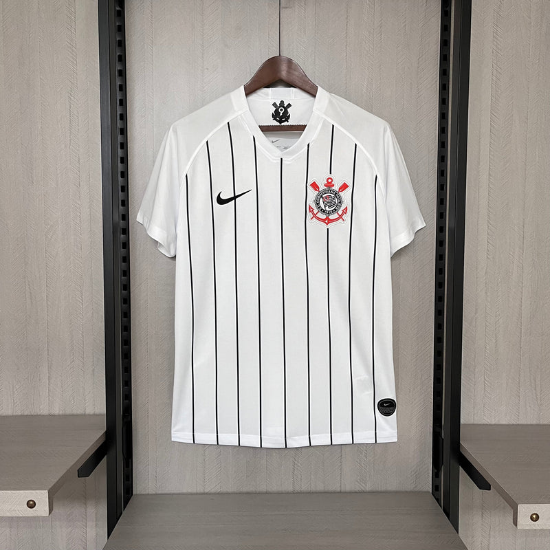 Camisa Corinthians Retro Home 19/20 Torcedor Nike Masculina - Branca