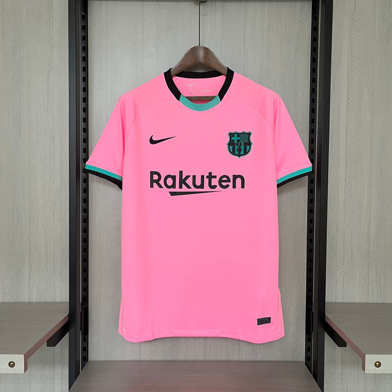 Camisa Barcelona Third Retrô 20/21 Nike Masculino - Rosa