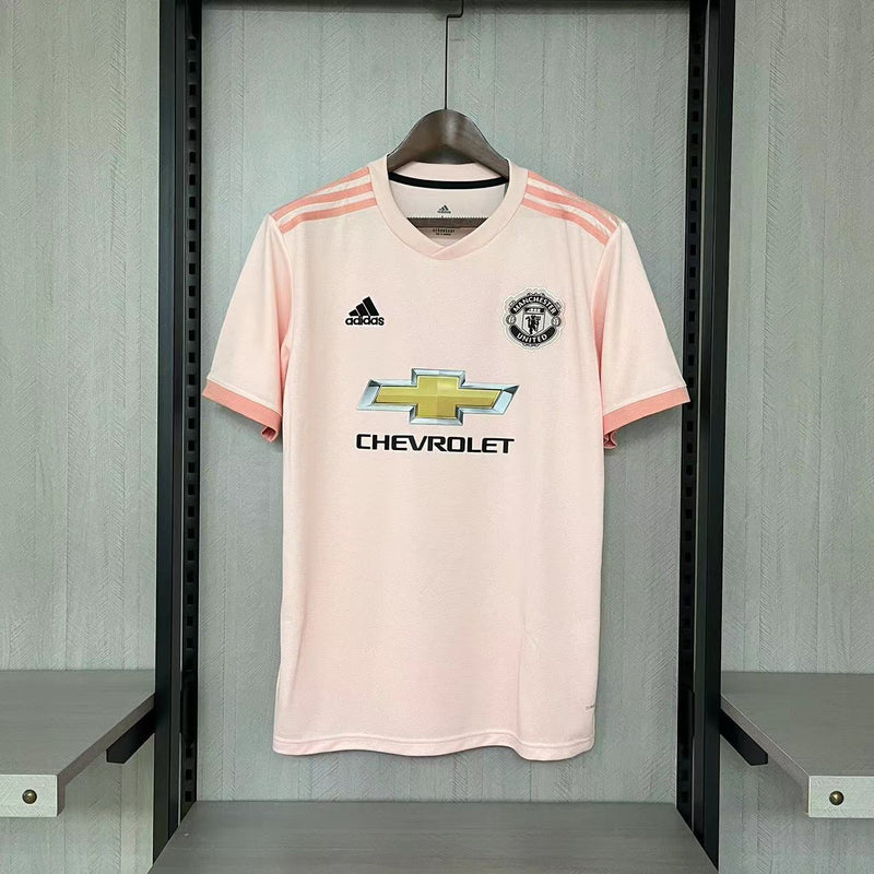 Camisa Manchester United Third Retro 18/19 Adidas Masculina - Rosa