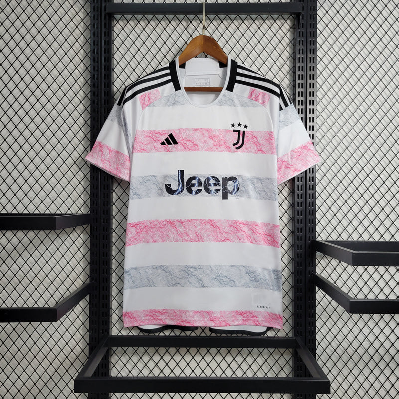 Camisa Juventus Away 23/24 Torcedor Adidas Masculina - Branca