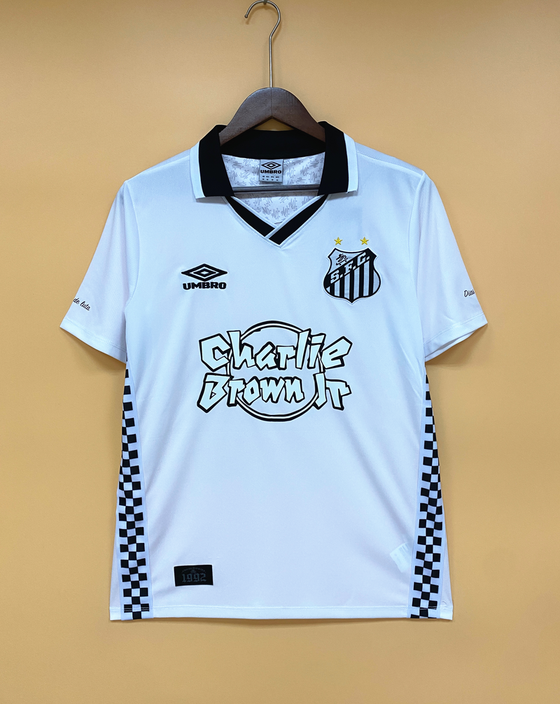 Camisa Santos Charlie Brown JR 22/23 Torcedor Umbro Masculina - Branca