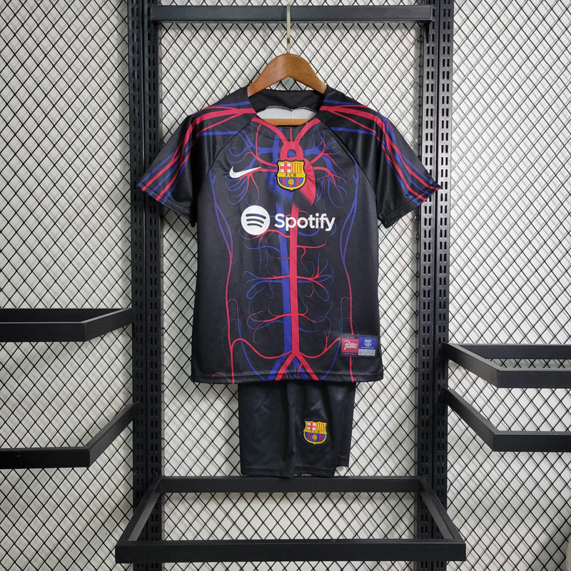 Kit Infantil Barcelona Especial 23/24 Nike Unissex - Colorida