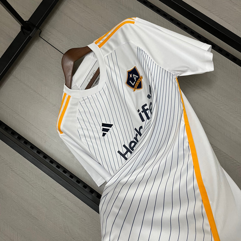 Camisa LA Galaxy Home 24/25 Torcedor Adidas Masculina - Branco