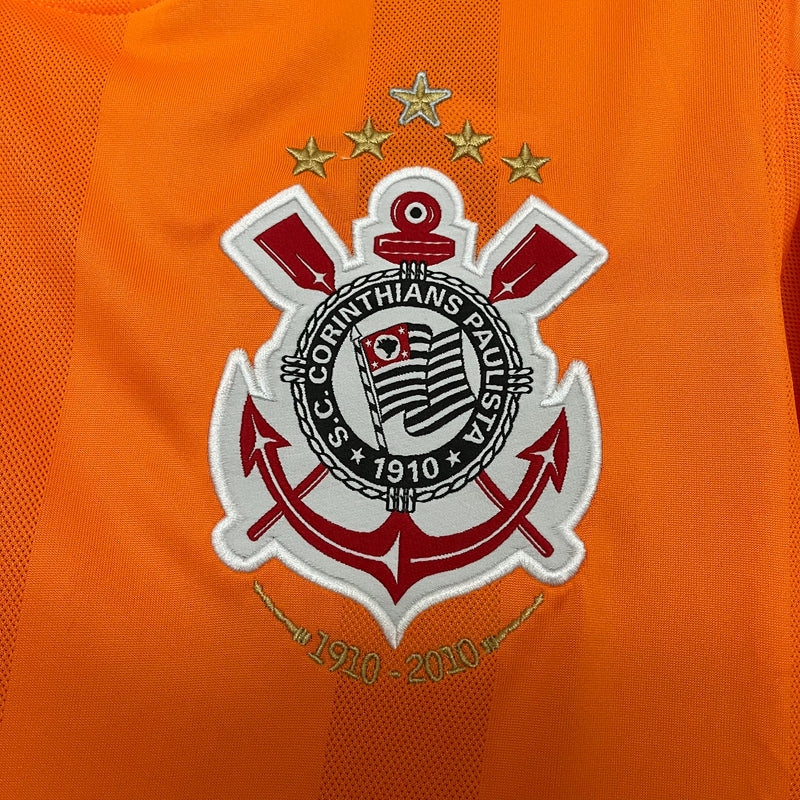 Camisa Corinthians Retro Goleiro 2010 Torcedor Nike Masculina - Laranja