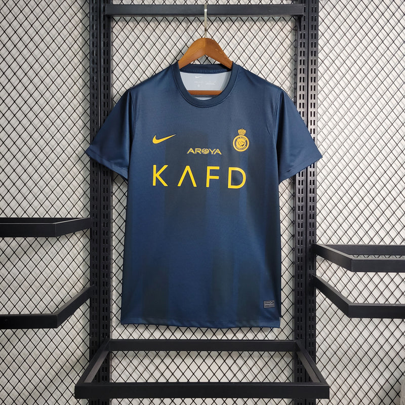 Camisa Al Nassr Away 23/24 Torcedor Nike Masculina - Azul