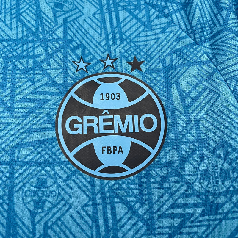 Camisa Grêmio Treino 24/25 Torcedor Umbro Masculino - Azul cLARO