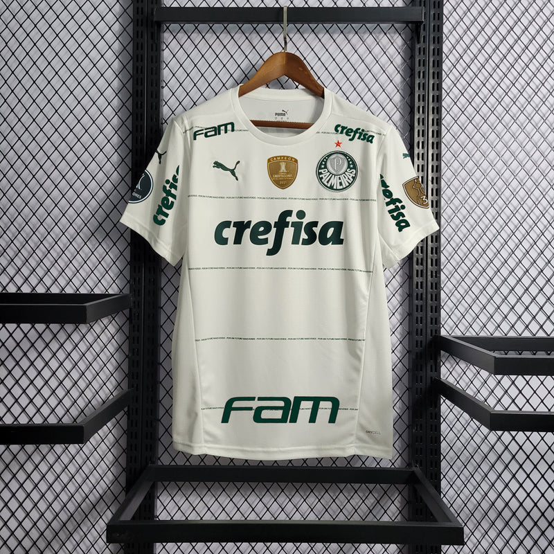 Palmeiras Away 22/23 Torcedor + Todos os Patrocínios + Patches Libertadores Puma Masculino - Branca