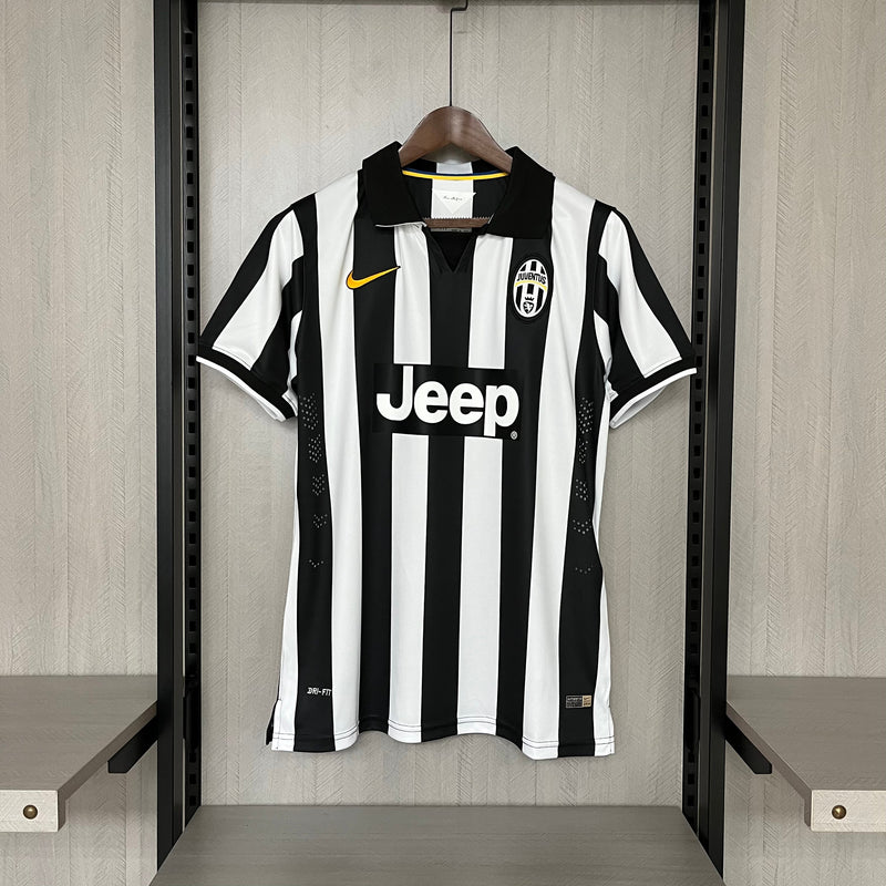 Camisa Juventus Home Retro 14/15 Torcedor Nike Masculino - Preta e Branca