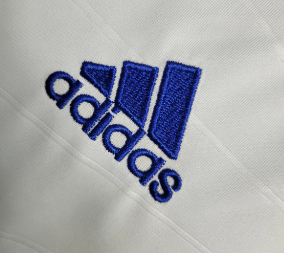 Camisa Real Madrid Retrô Home 10/11 Manga Longa Adidas Masculina - Branca