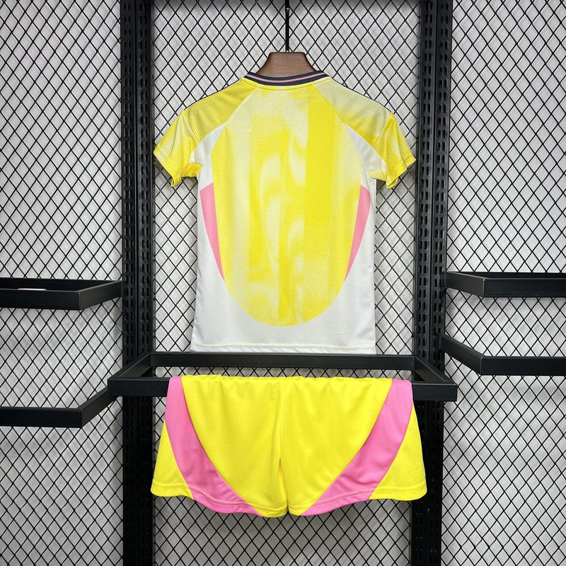 Kit Infantil Juventus Away 24/25 Unissex Adidas - Amarelo