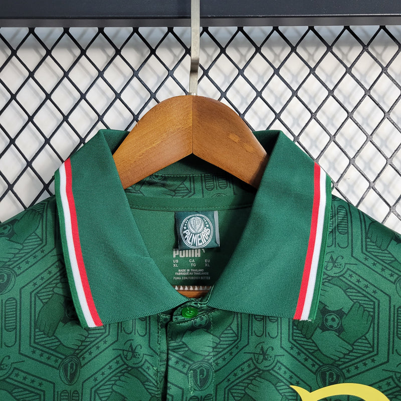 Palmeiras Polo Abel 23/24 Torcedor Puma Masculino - Verde