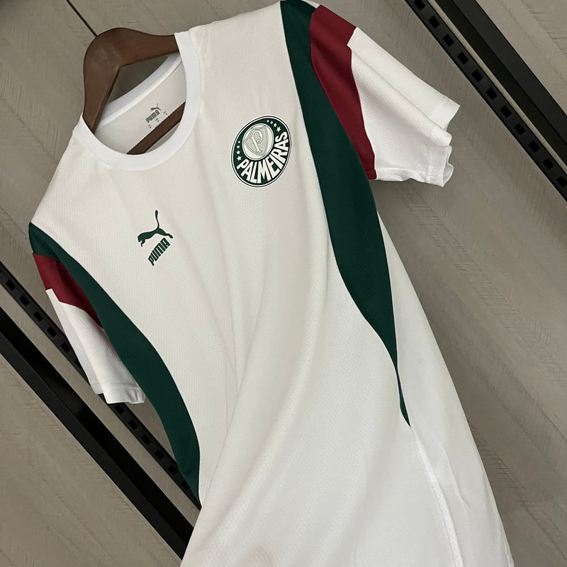 Palmeiras Treino 23/24 Torcedor Puma Masculino - Branca e Verde