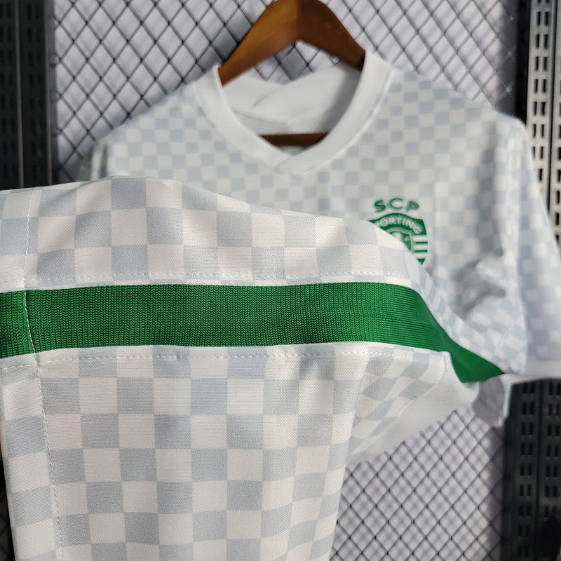 Camisa Sporting Away 22/23 Torcedor Nike Masculina - Branca