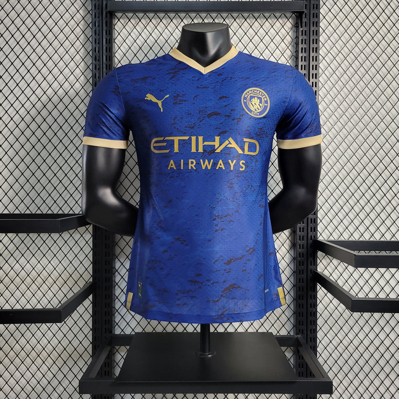 Camisa Manchester City Edição Especial Ano Chines 23/24 Jogador Puma Masculina - Azul Marinho