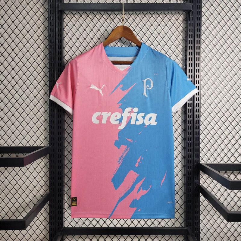 Palmeiras Edição Comemorativa 23/24 Torcedor Puma Masculino - Azul e Rosa