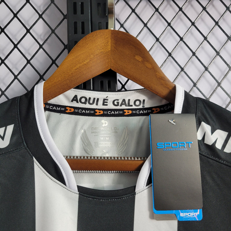 Camisa Atlético Mineiro Retro Home 16/17 Torcedor Masculino - Preto e Branco