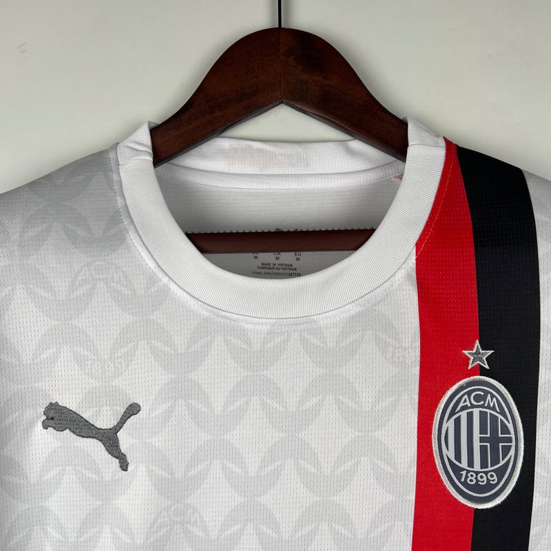 Camisa Milan Away 23/24 Torcedor Puma Masculina - Branco