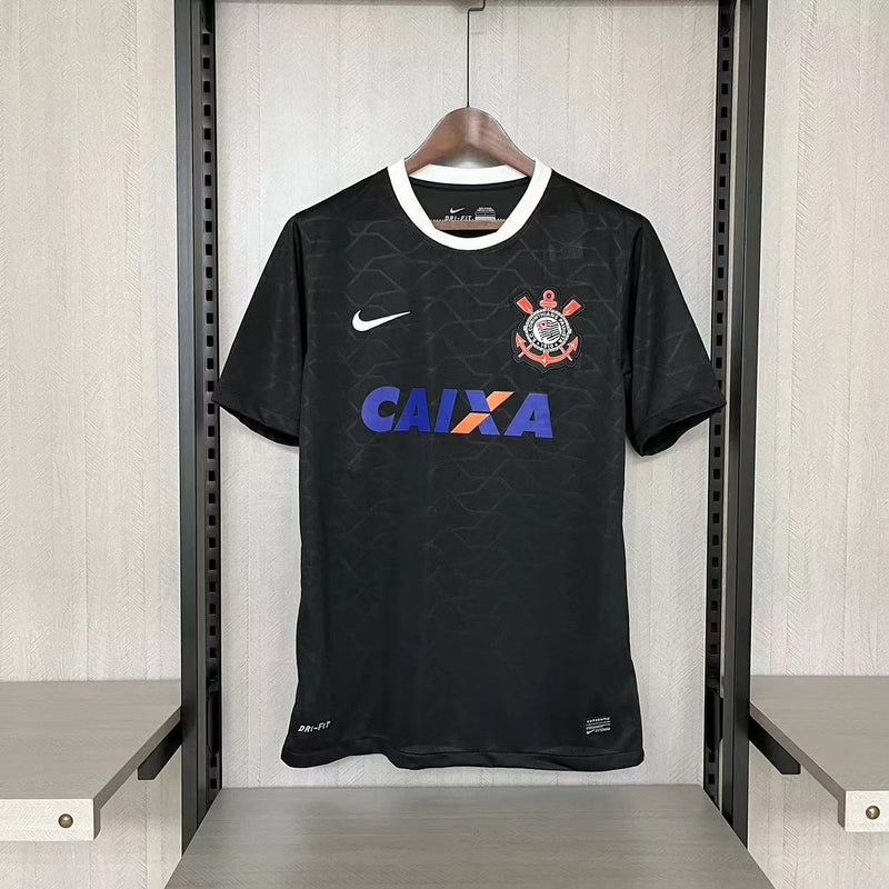 Camisa Corinthians Retro Away 12/13 Torcedor Nike Masculina - Preto