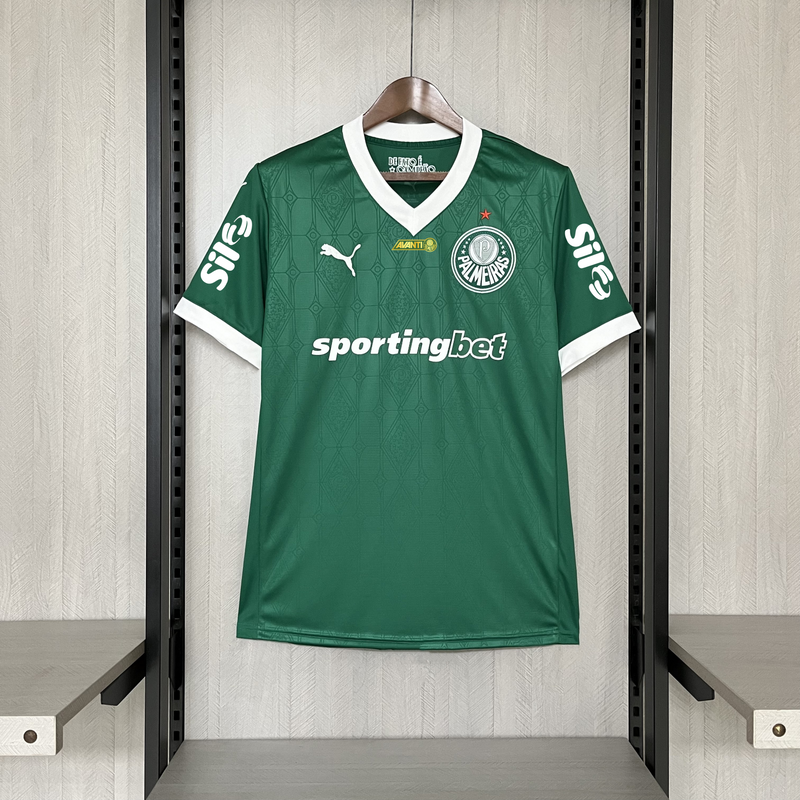 Palmeiras Home 25/26 Todos os Patrocinadores  Torcedor Puma Masculino - Verde