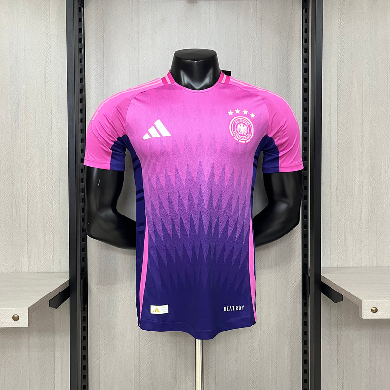 Camisa Alemanha Away 24/25 Jogador Adidas Masculina - Rosa