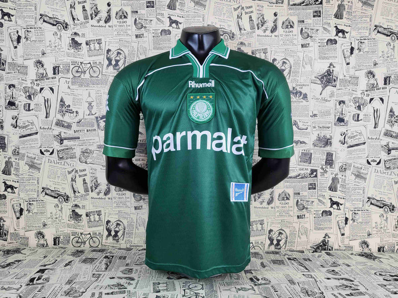 Palmeiras Home Retro 1999 Masculino Rhumell - Verde