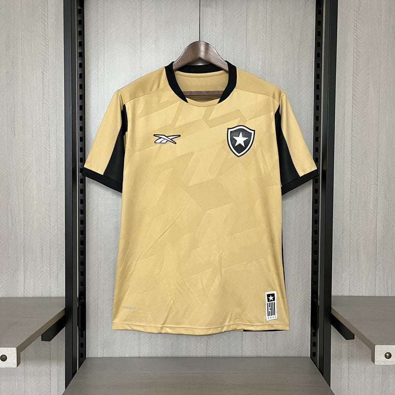 Camisa Botafogo Goleiro 24/25 Torcedor Reebok Masculina - Dourado