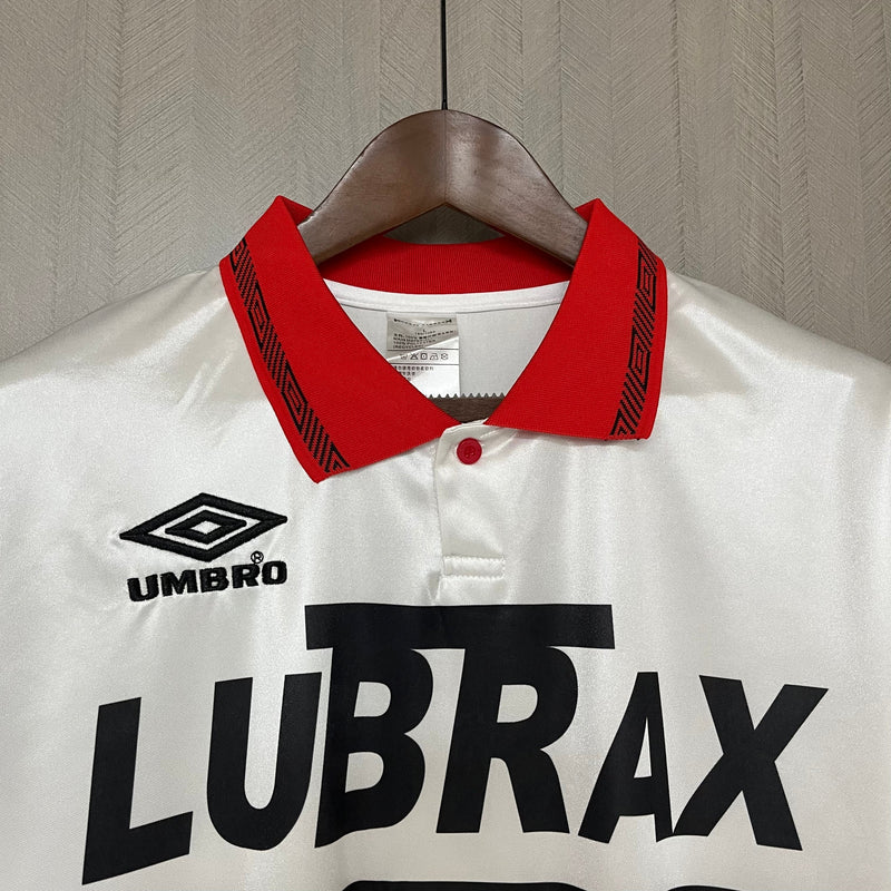 Camisa Flamengo Away Retro 1994 Torcedor Umbro Masculina - Branca