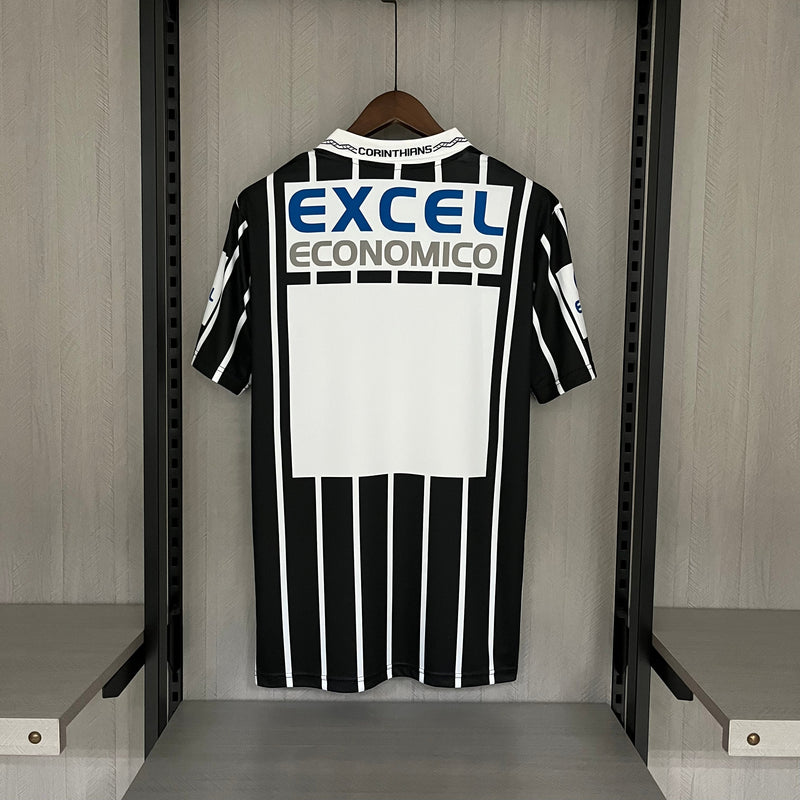 Camisa Corinthians Retro Away 1997 Torcedor Penalty Masculina - Preto