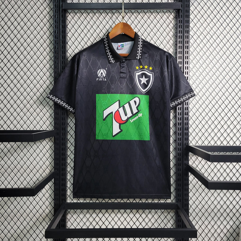 Camisa Botafogo Retro 1995 Torcedor Finta Masculina - Preto