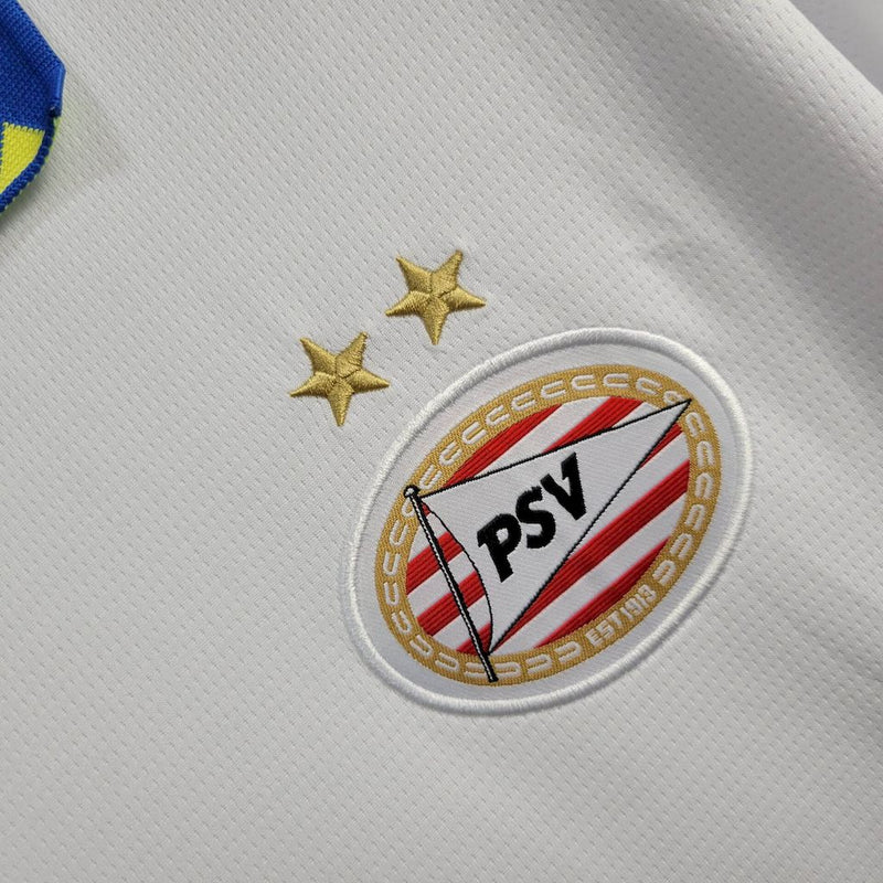 Camisa PSV Away 24/25 Torcedor Puma Masculina - Branca e Azul