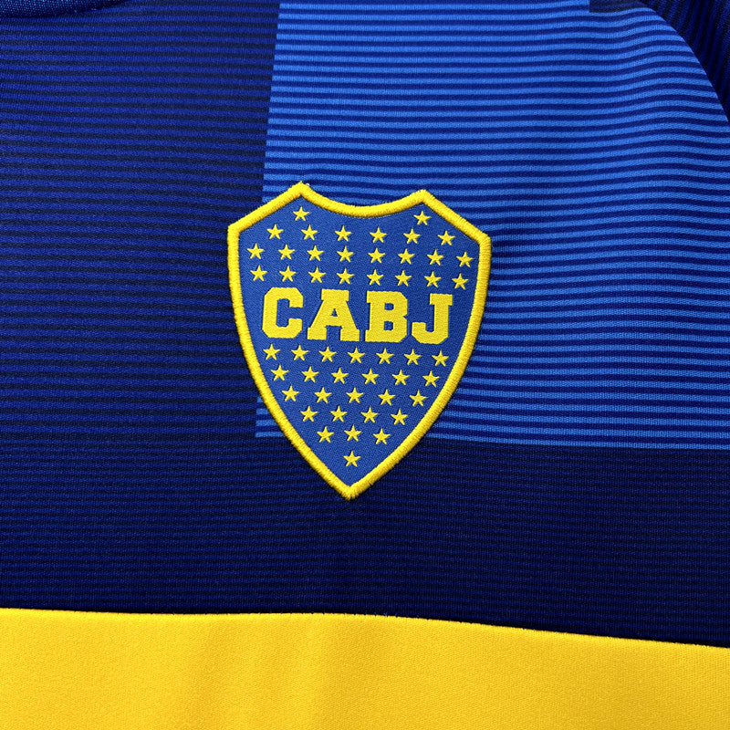 Camisa Boca Jrs Home 23/24 Torcedor Adidas Masculina - Azul e Amarelo