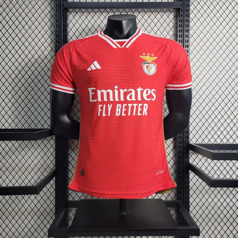 Camisa Benfica Home 23/24 Jogador Adidas Masculina - Vermelha