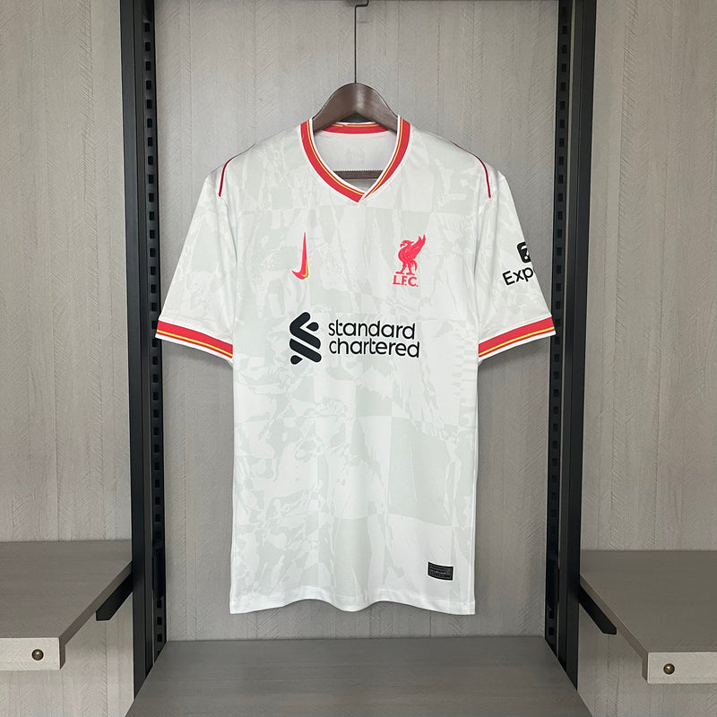 Camisa Liverpool Third 24/25 Torcedor Nike Masculina - Branca